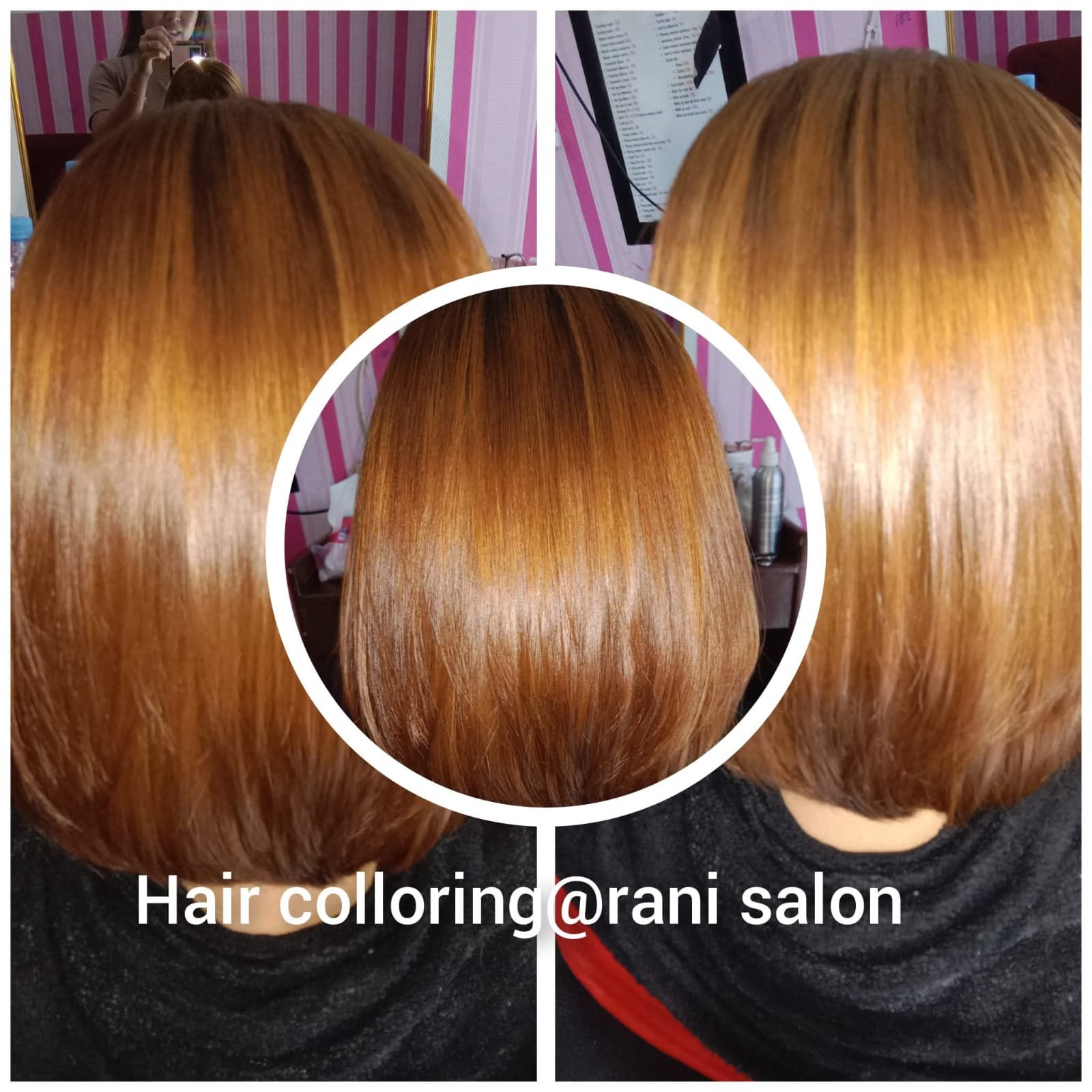 Hasil Perawatan Pewarnaan Rambut