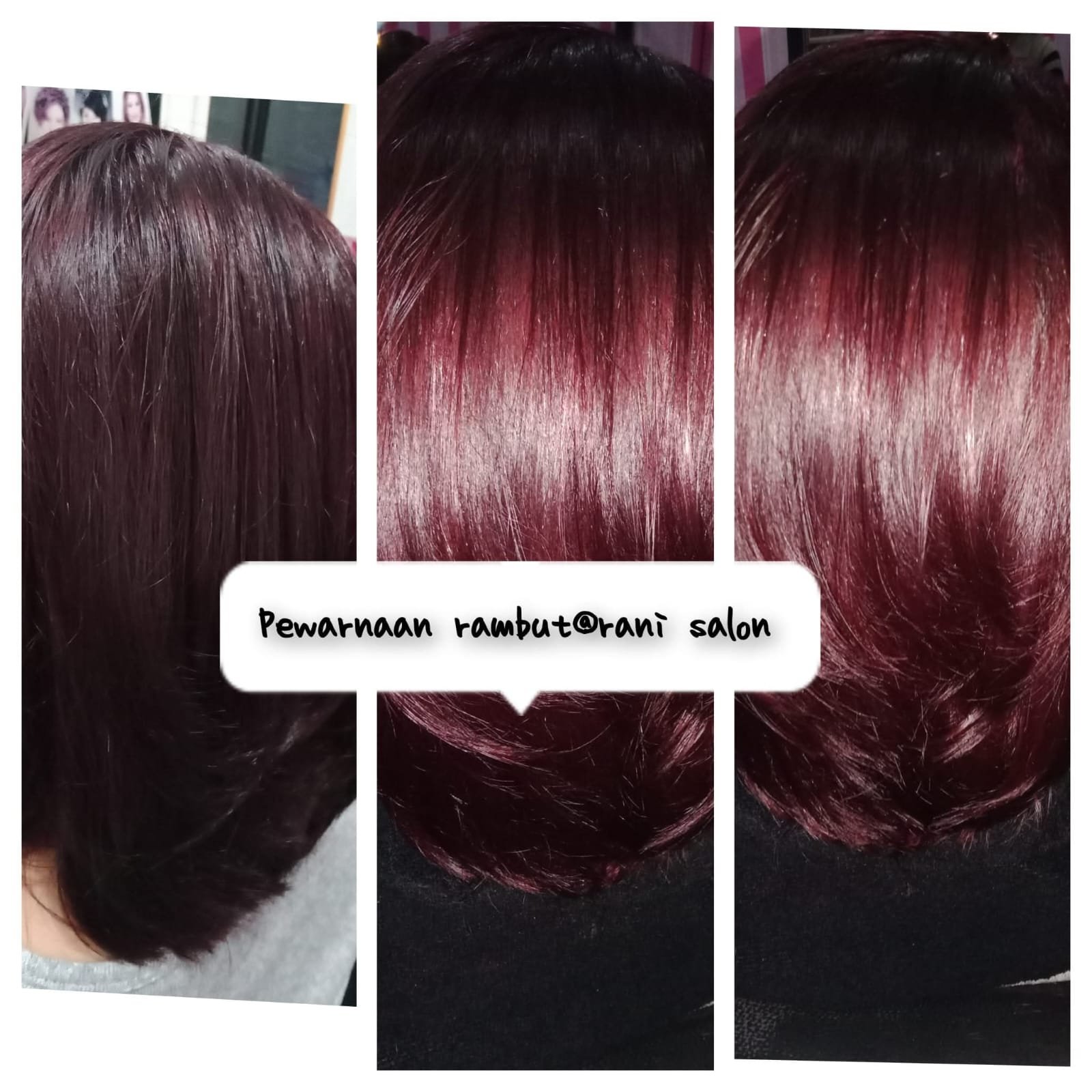 Hasil Perawatan Pewarnaan Rambut